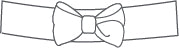 Solid Lycra Bow Belt with Buckle