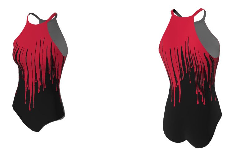 Custom Kitbuilder Wicked Halter Leotard Covered Back