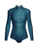 Wizards University LS Tneck Zipper Back Leotard