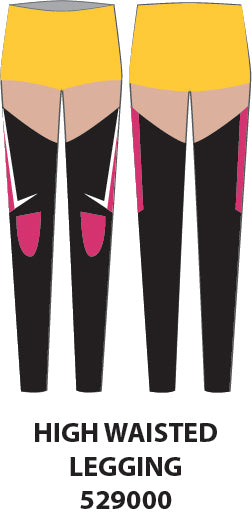 Demon Huntress High Waisted Leggings