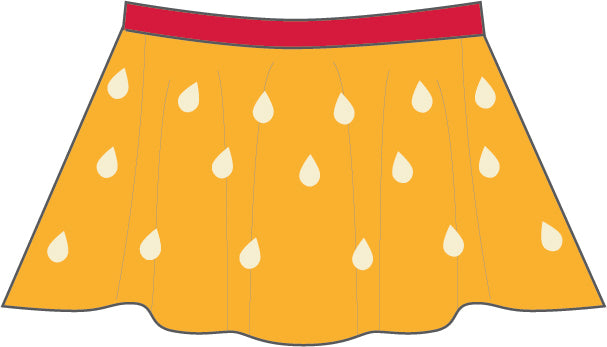 Custom Burger Top Skirt