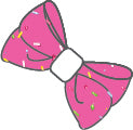 Custom Milkshake Bubbles Hair Bow