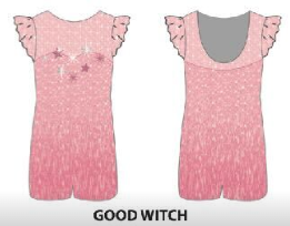 Good Witch Tank Biketard with Gather Sleeves