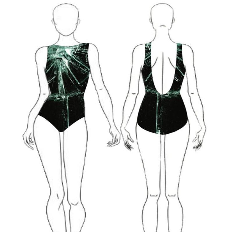 Custom Shattered Tank Leotard