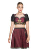 Steam Punk Puff Sleeve Crop Top - Hamilton Theatrical