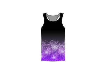 Fireworks Racer Strap Tank - Hamilton Theatrical