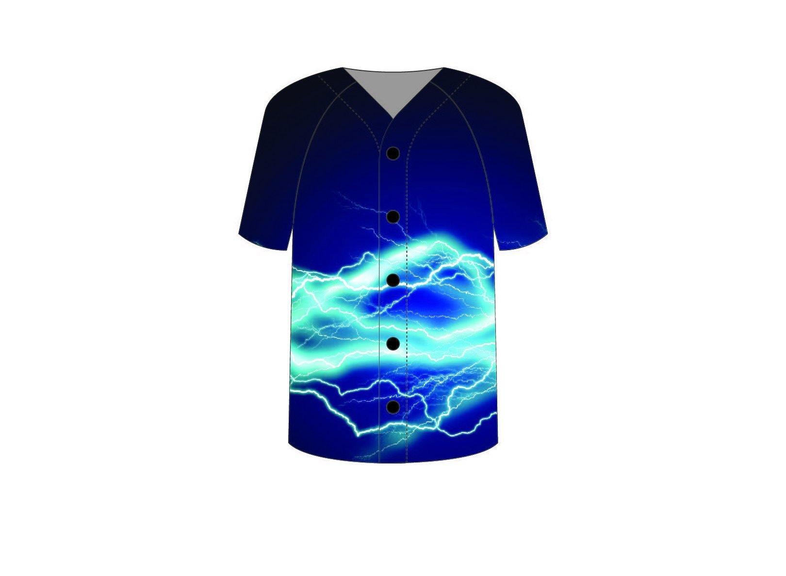 Lightning Baseball Jersey - Hamilton Theatrical