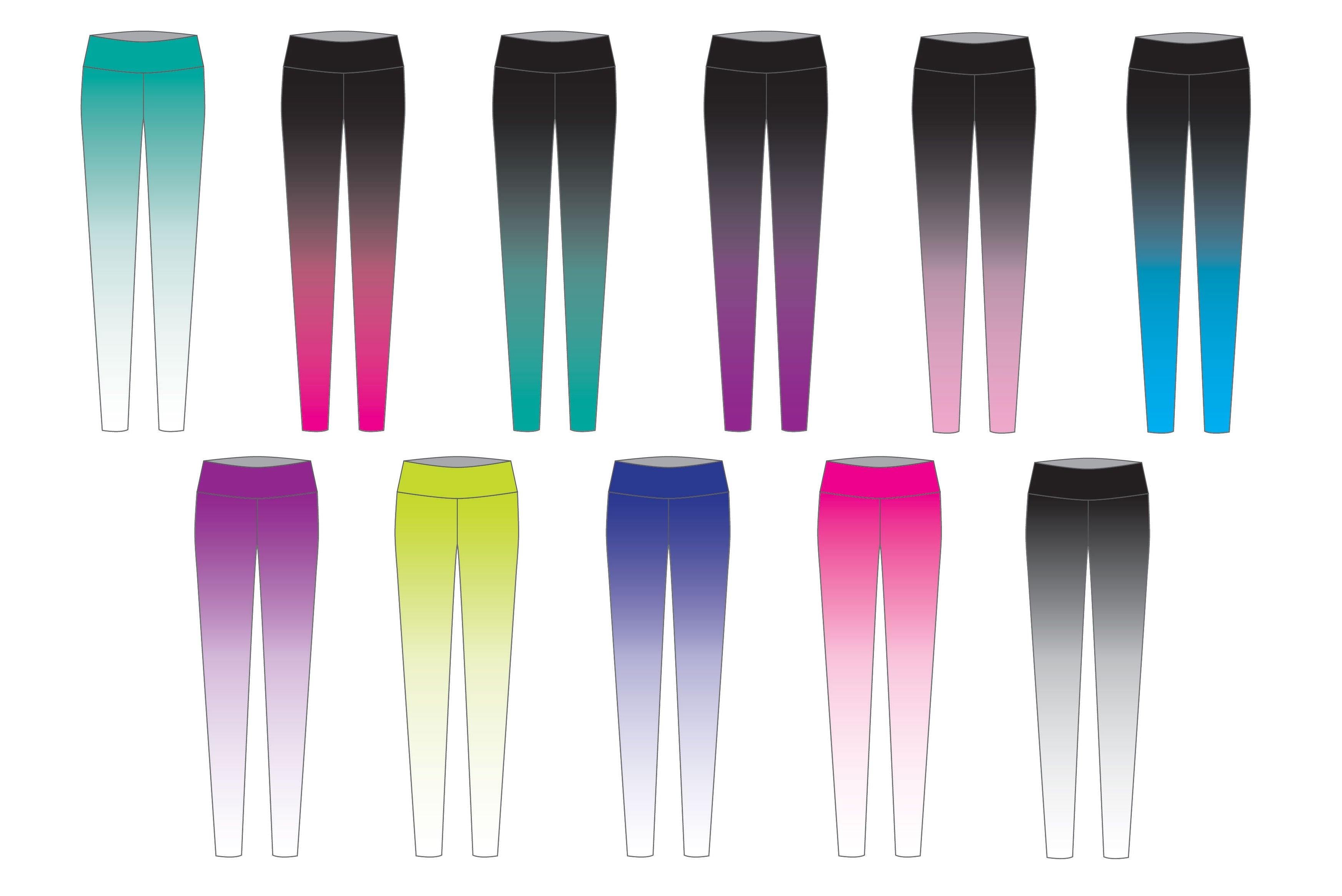 Ombre Yoga Legging - Hamilton Theatrical