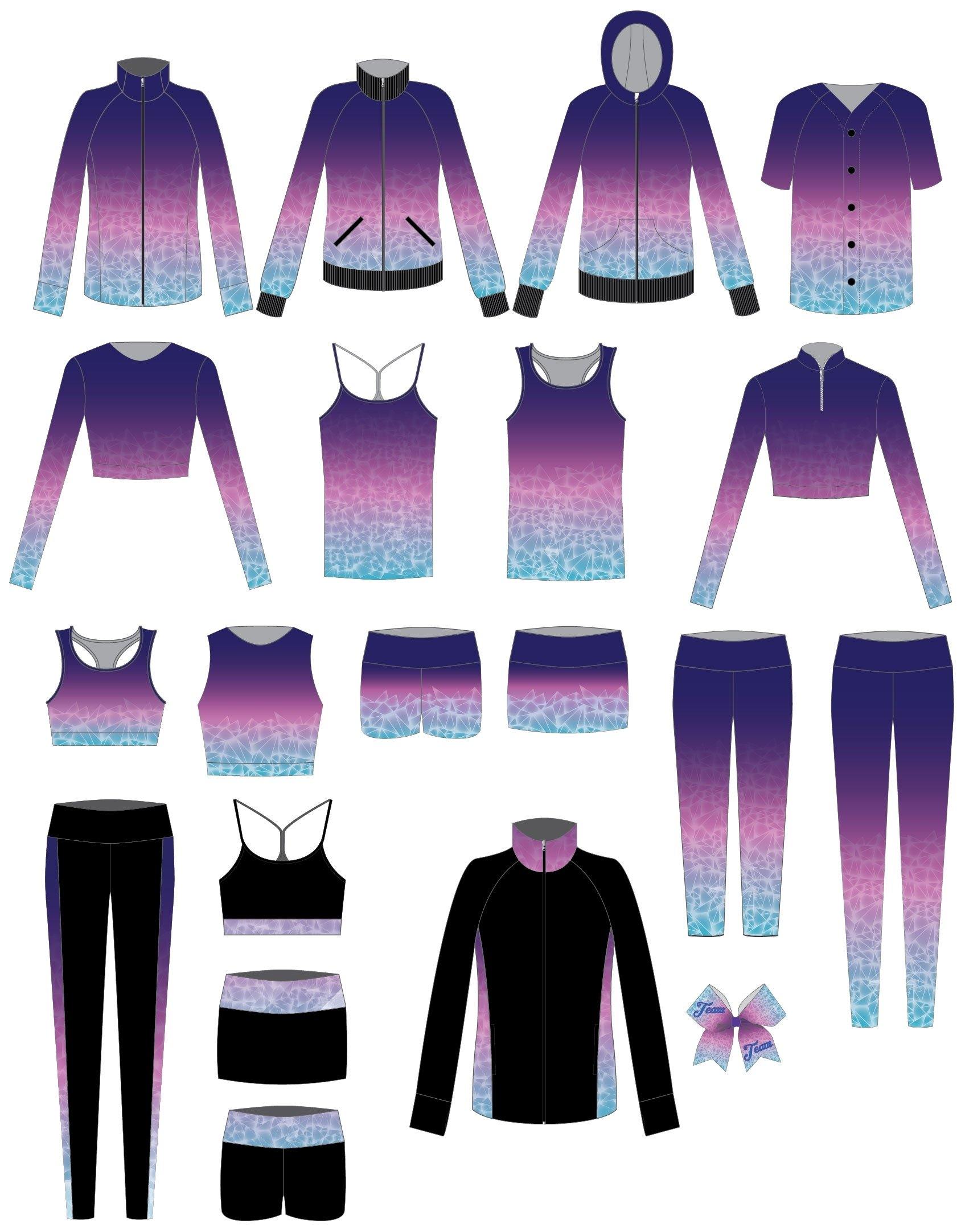 Prismatic Panel Skate Legging - Hamilton Theatrical