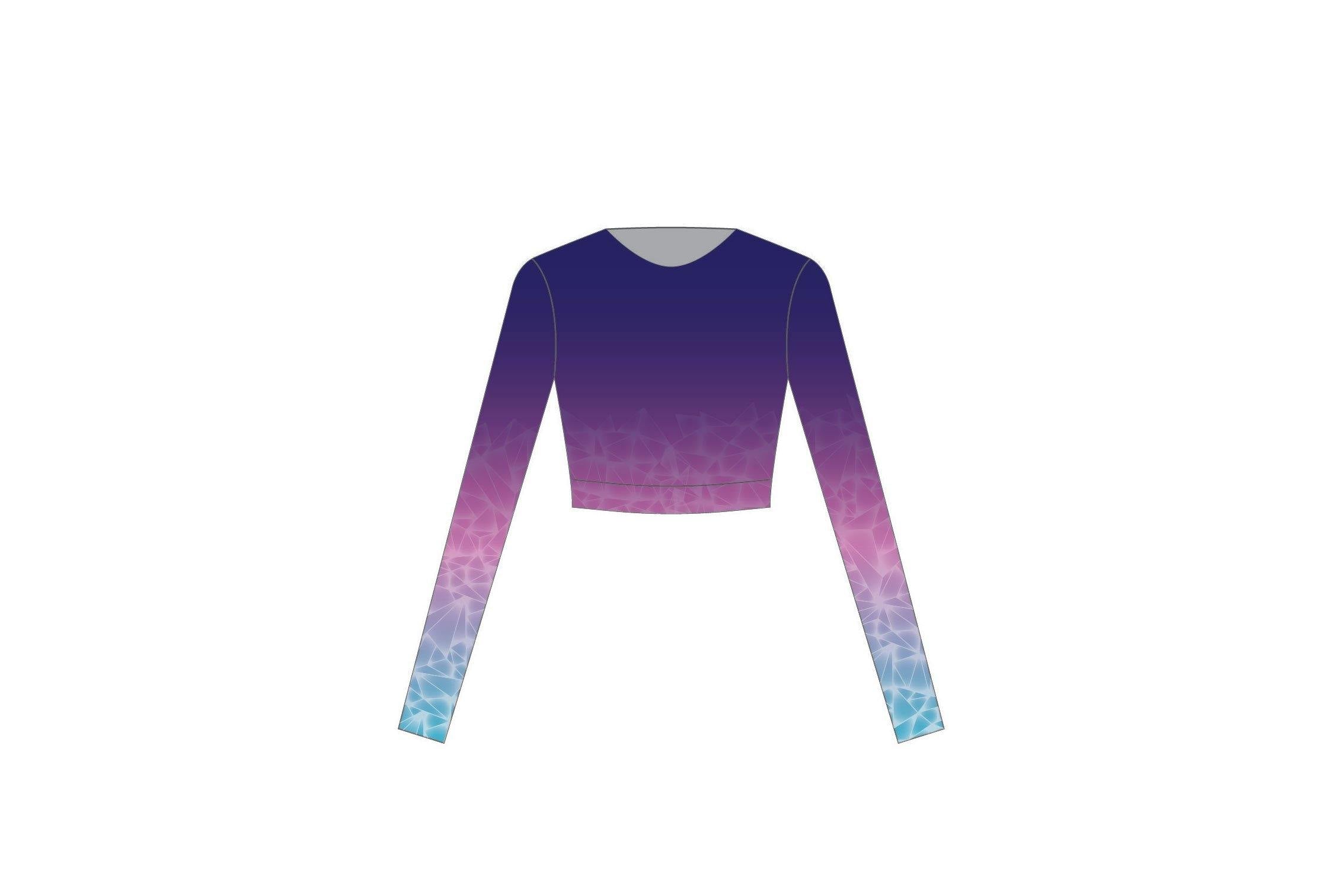 Prismatic Long Sleeve Crop - Hamilton Theatrical