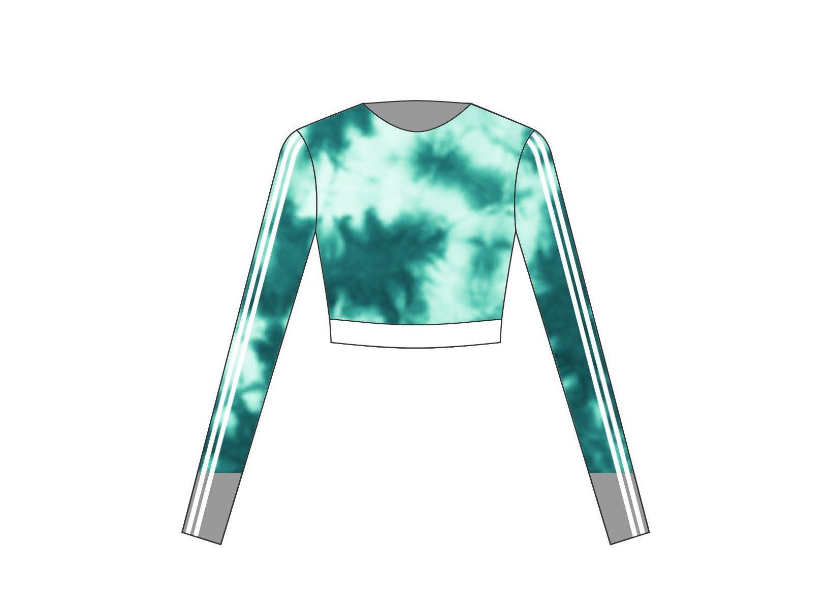 Tie Dye Long Sleeve Crop - Hamilton Theatrical