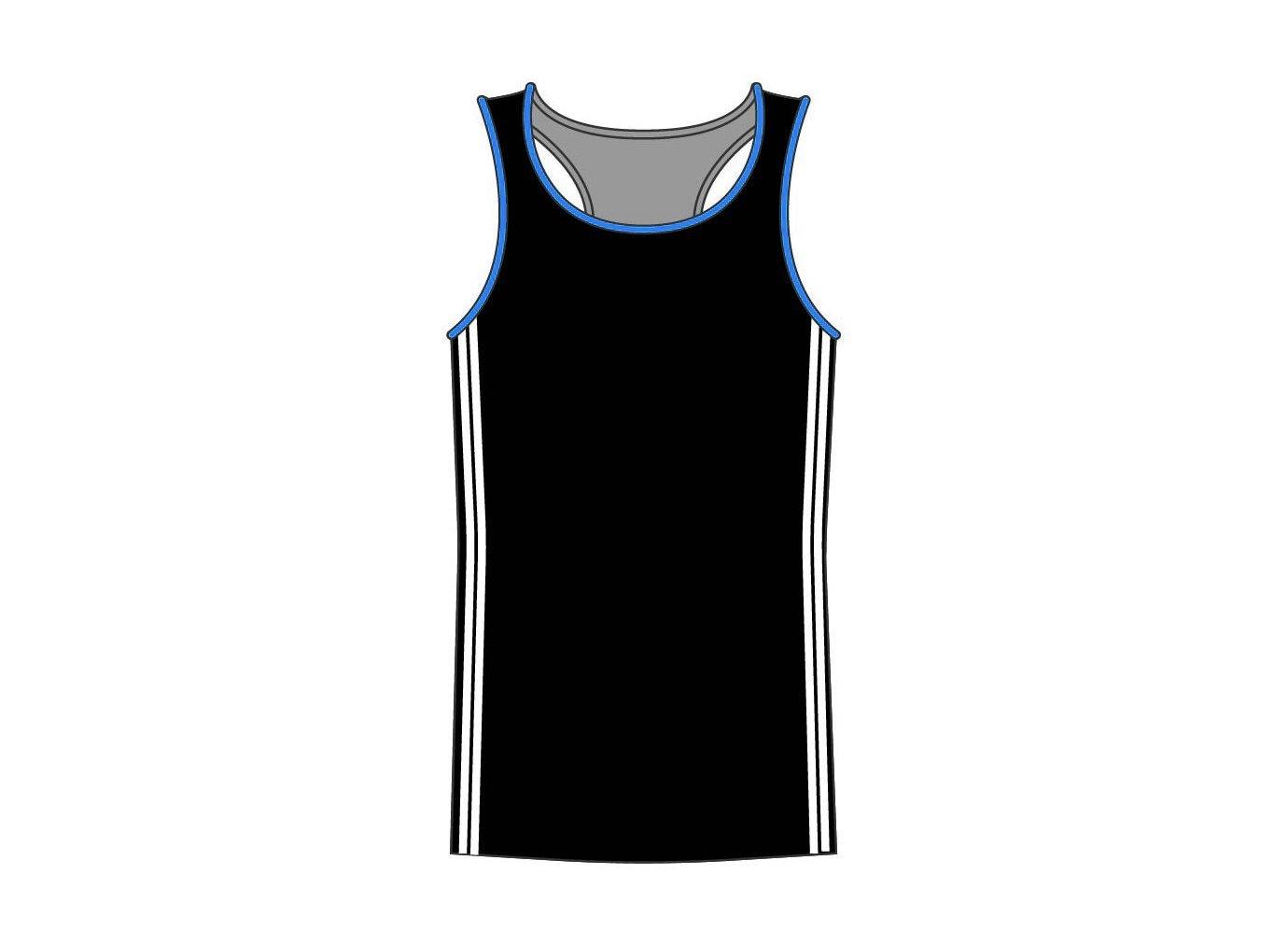 Stripes Racer Strap Tank - Hamilton Theatrical