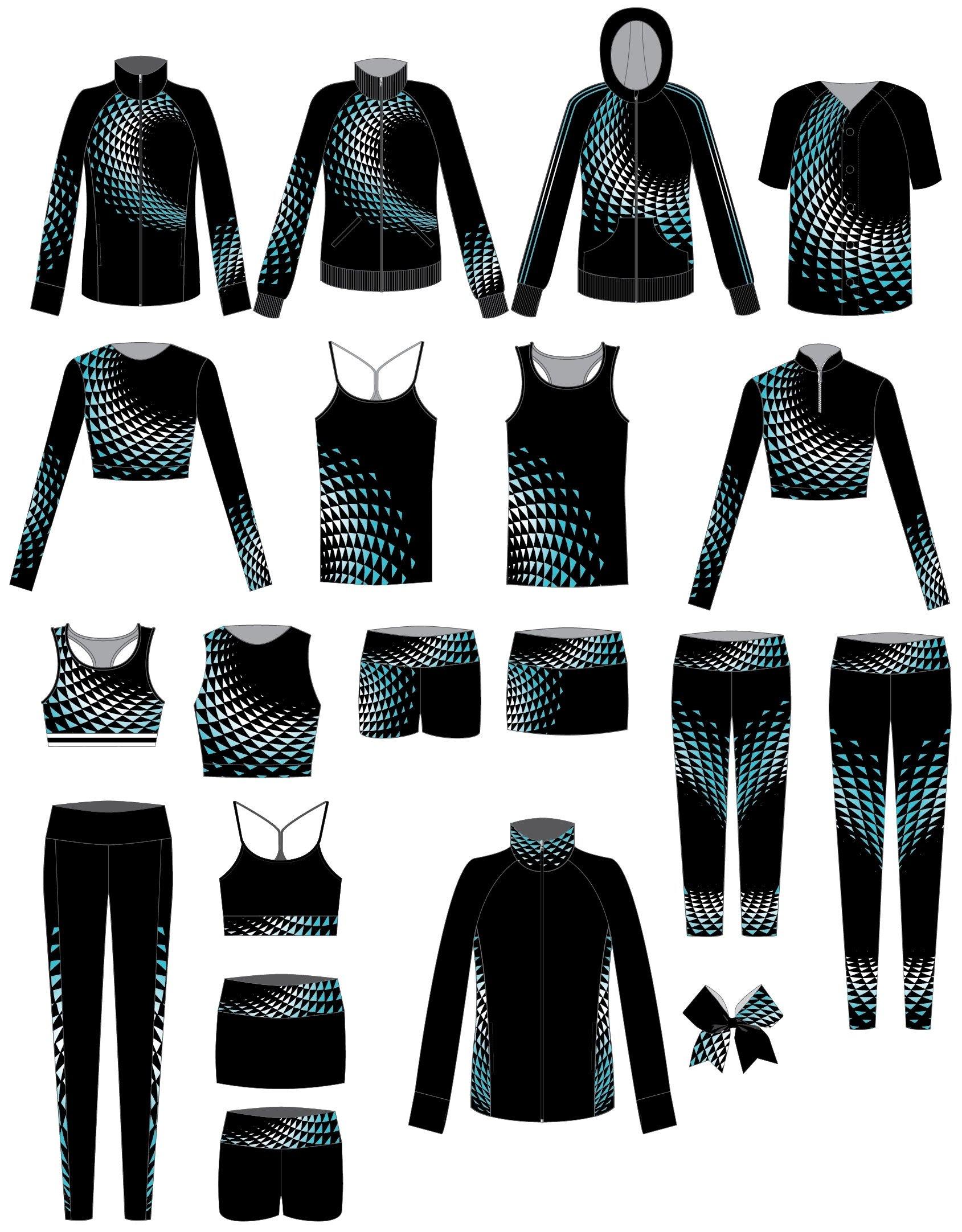 Wave Panel Skate Legging - Hamilton Theatrical