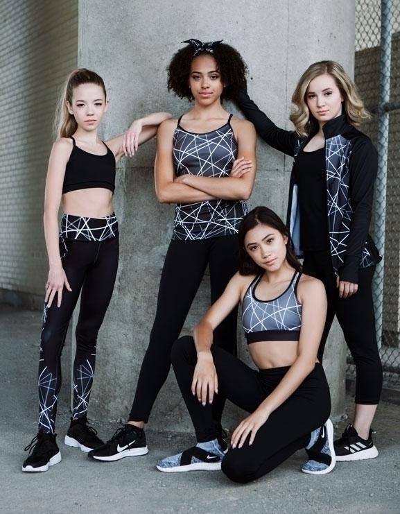 Crosshatch Panel Skate Legging - Hamilton Theatrical