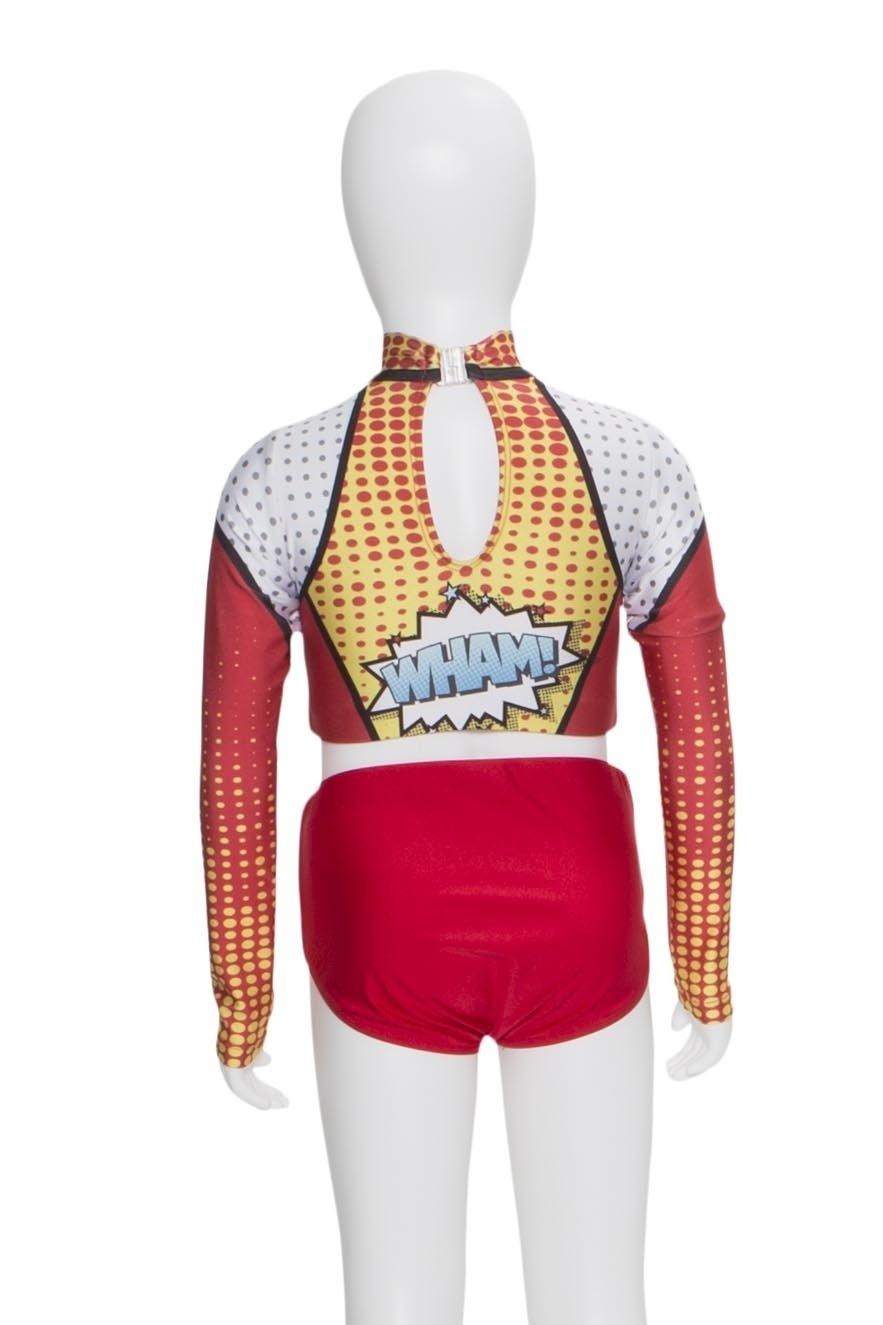 Comic Power LS Crop Top - Hamilton Theatrical