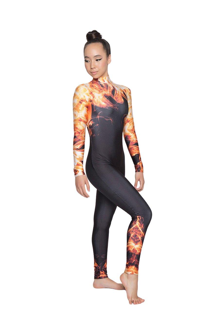 On Fire LS Unitard - Hamilton Theatrical