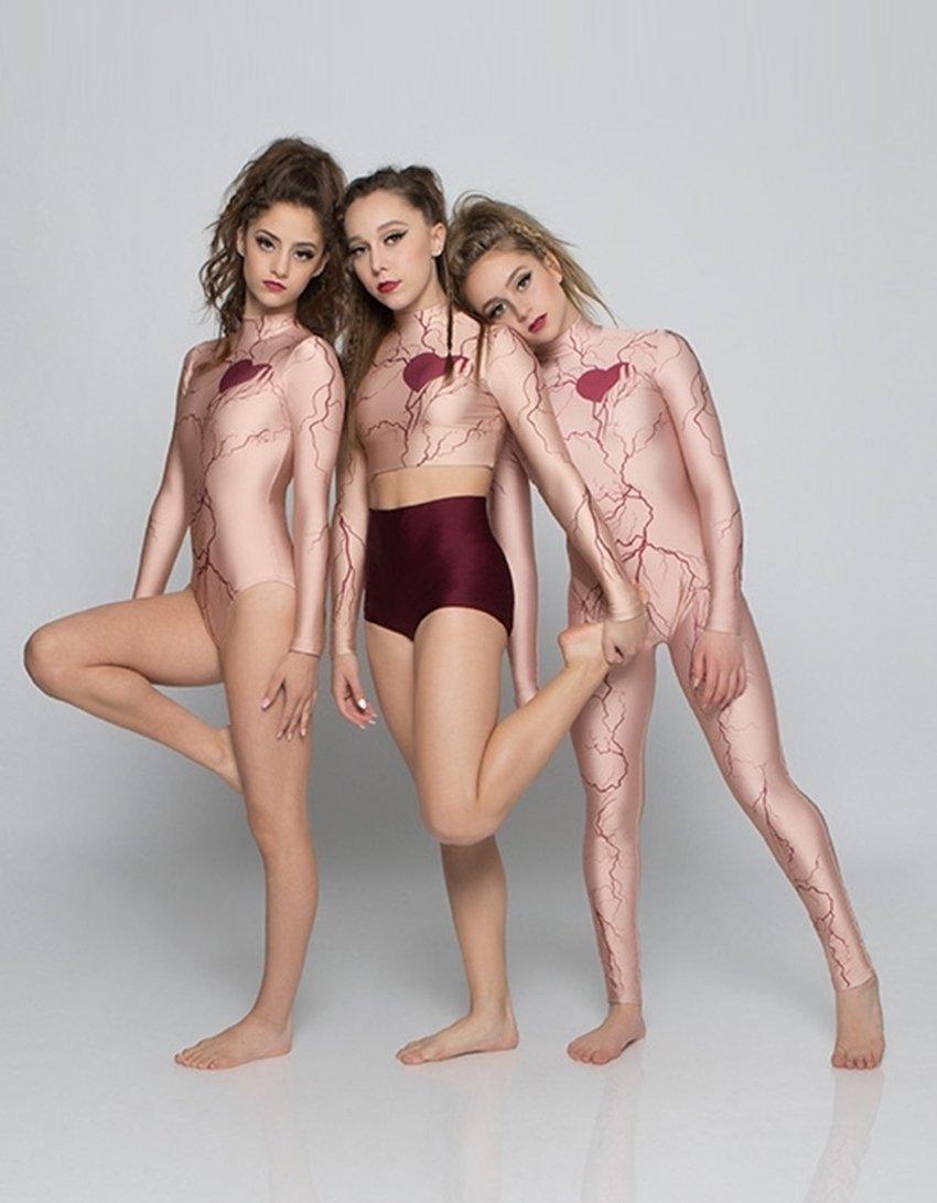 Veins Nude Long Sleeve Unitard - Hamilton Theatrical