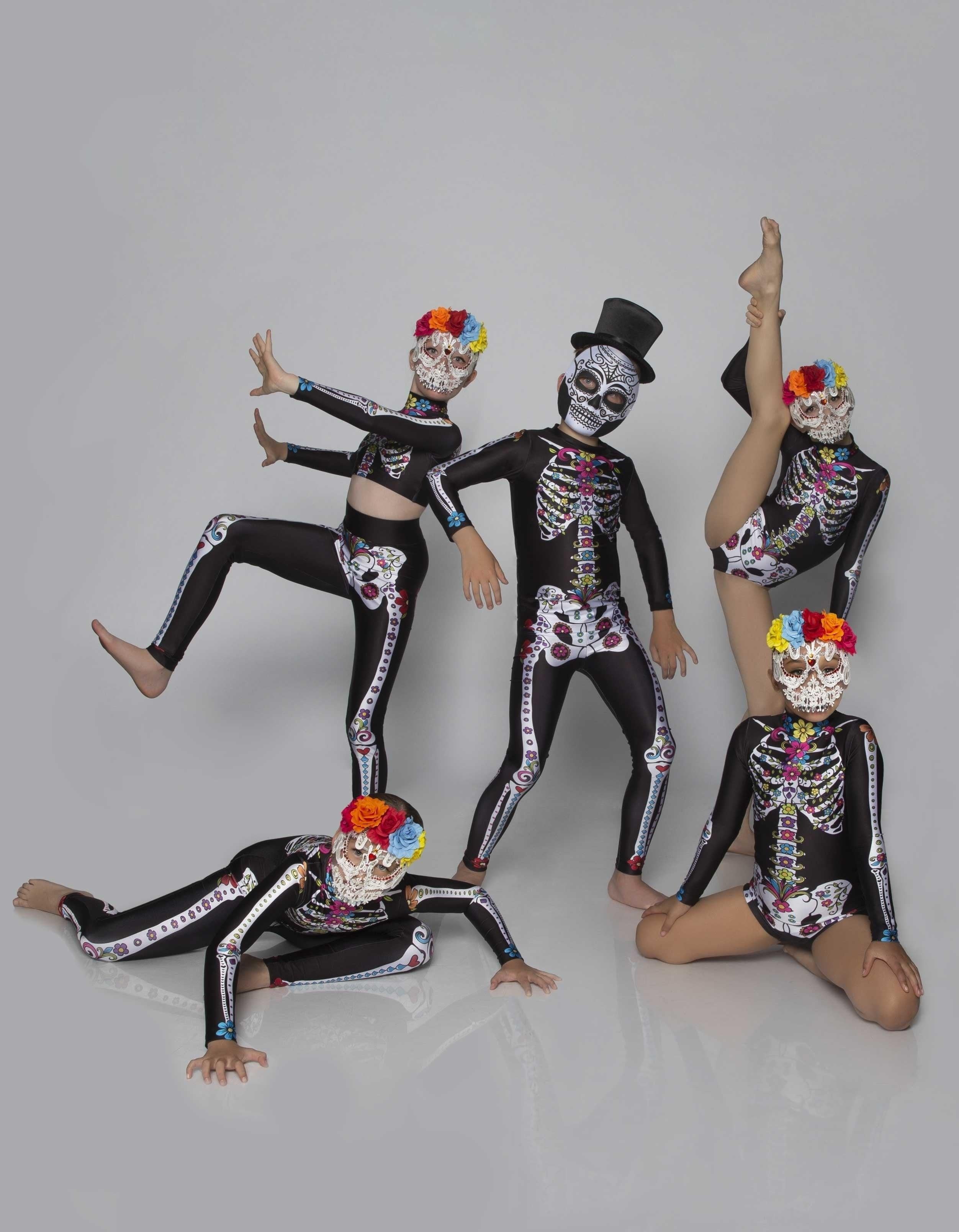 Day of the Dead LS Unitard - Hamilton Theatrical