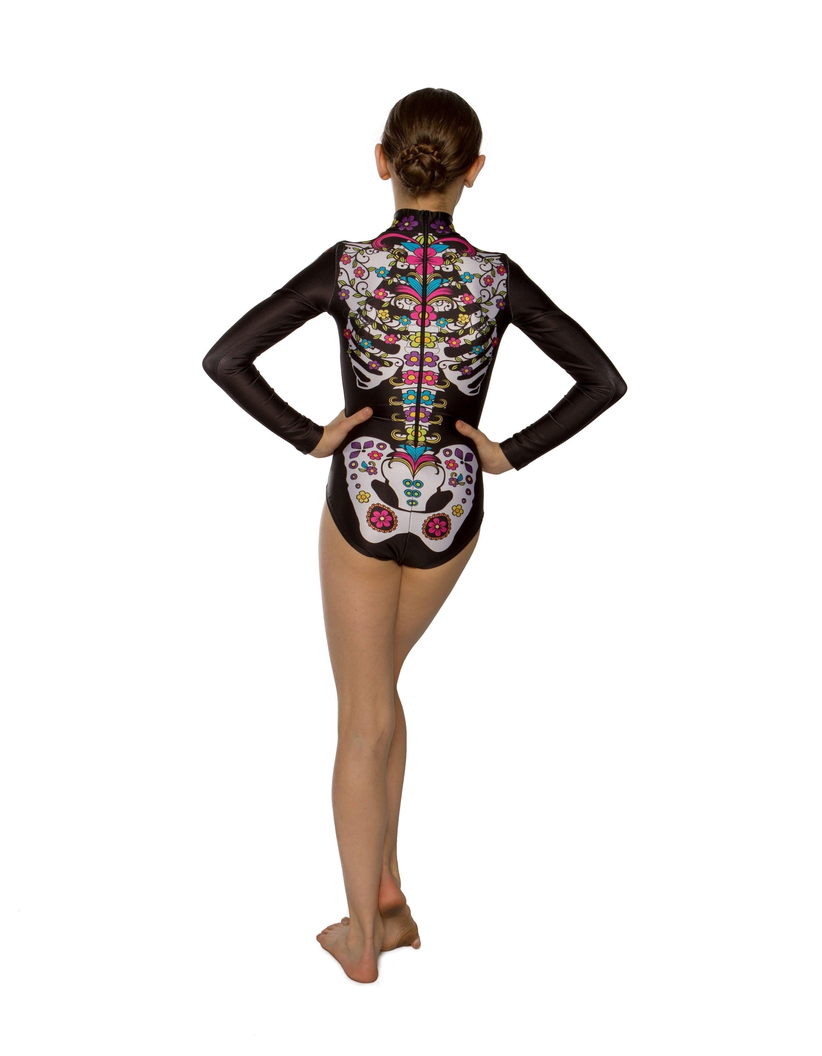 Day of the Dead LS Leotard - Hamilton Theatrical