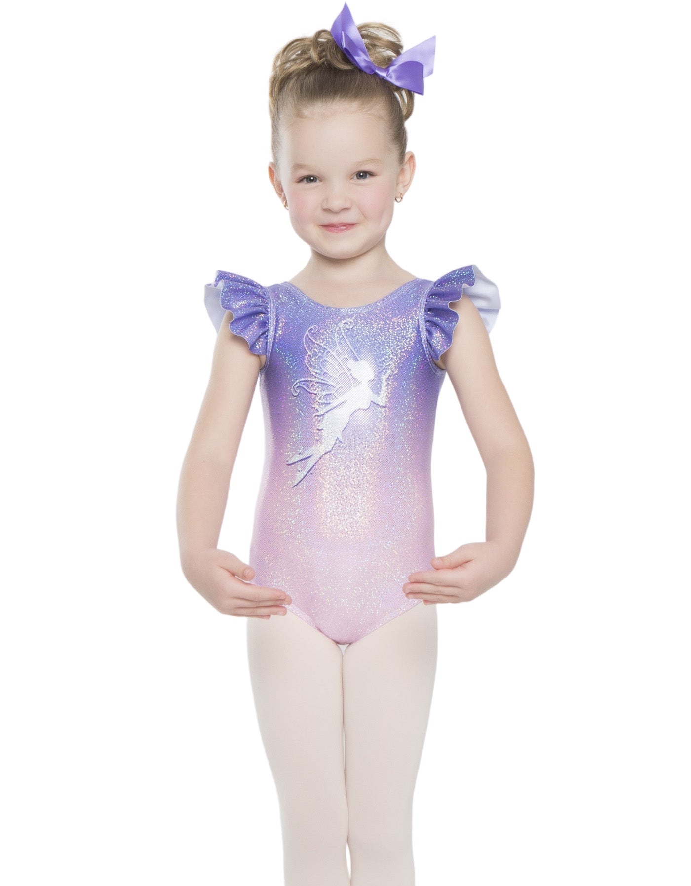 Fairy Ballet Bubbles Tank Gather Sleeve Leotard