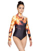 On Fire LS Leotard - Hamilton Theatrical