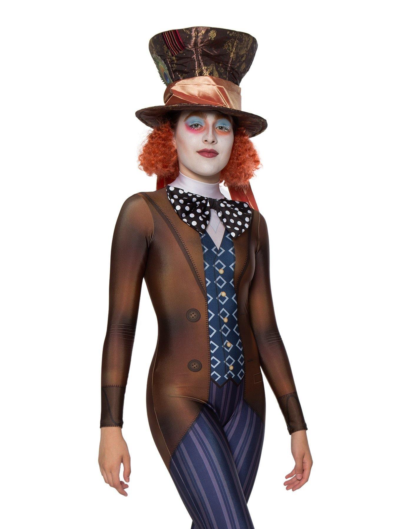 The Mad Hatter LS Zip Back Unitard - Hamilton Theatrical