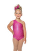 Solid Hologram One Shoulder Leotard - Hamilton Theatrical