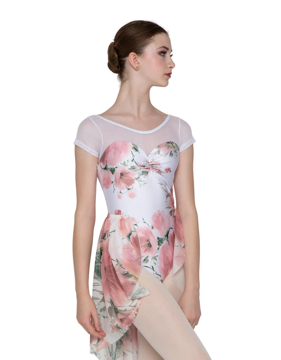 Pale Poppies Mesh Sweetheart Cap Sleeve Leotard – Hamilton's AUS