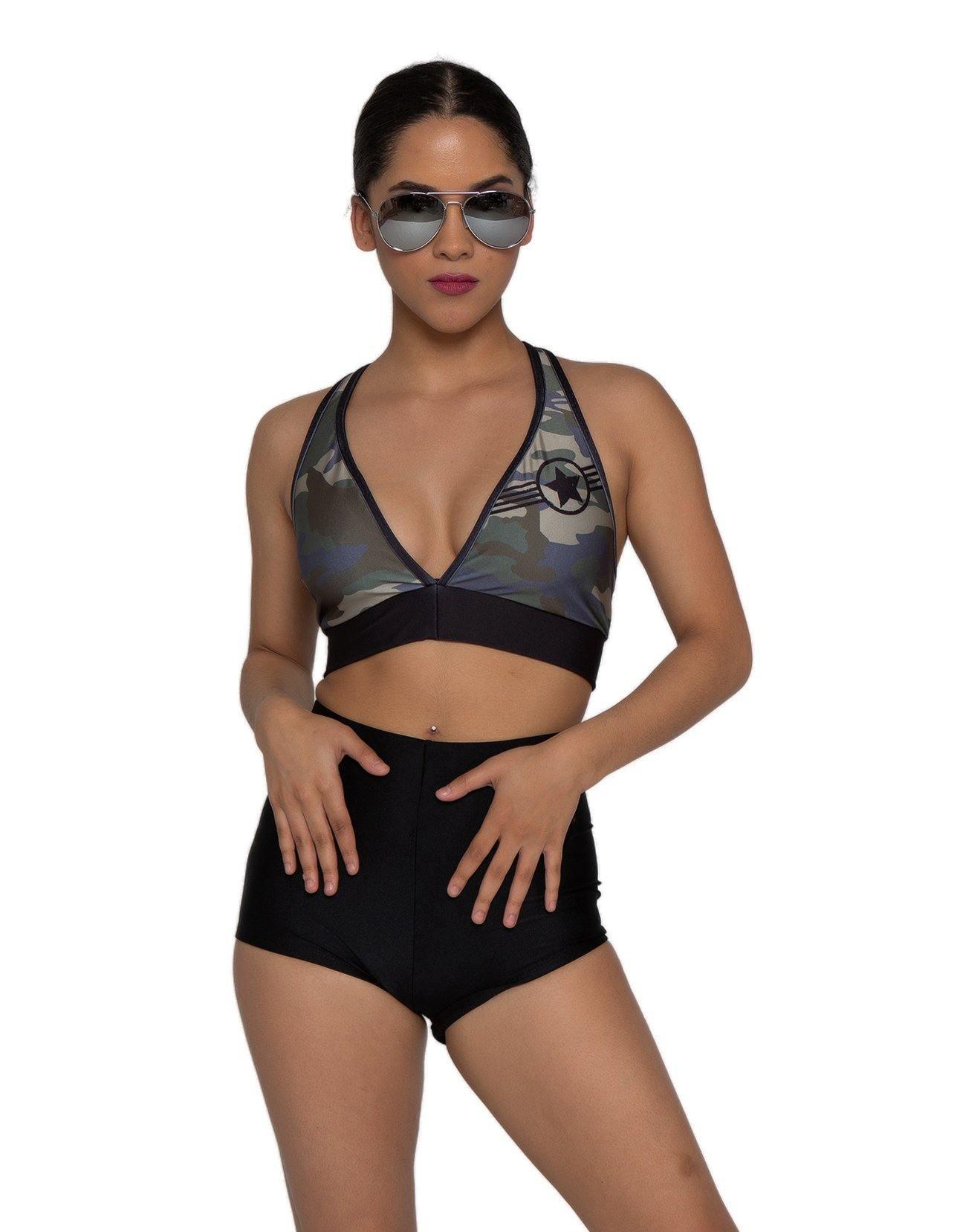 Army Camo Bralette - Hamilton Theatrical