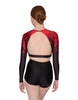 Thorns LS Triangle Back Crop Top - Hamilton Theatrical