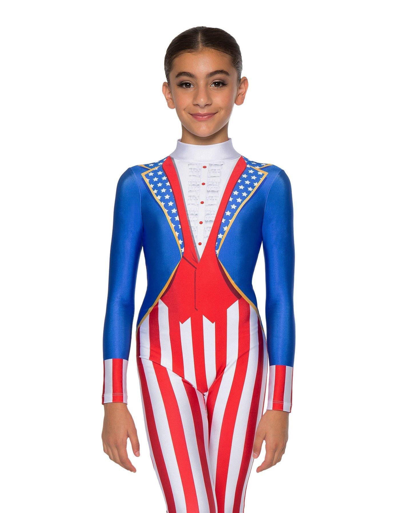 Americana LS Unitard - Hamilton Theatrical