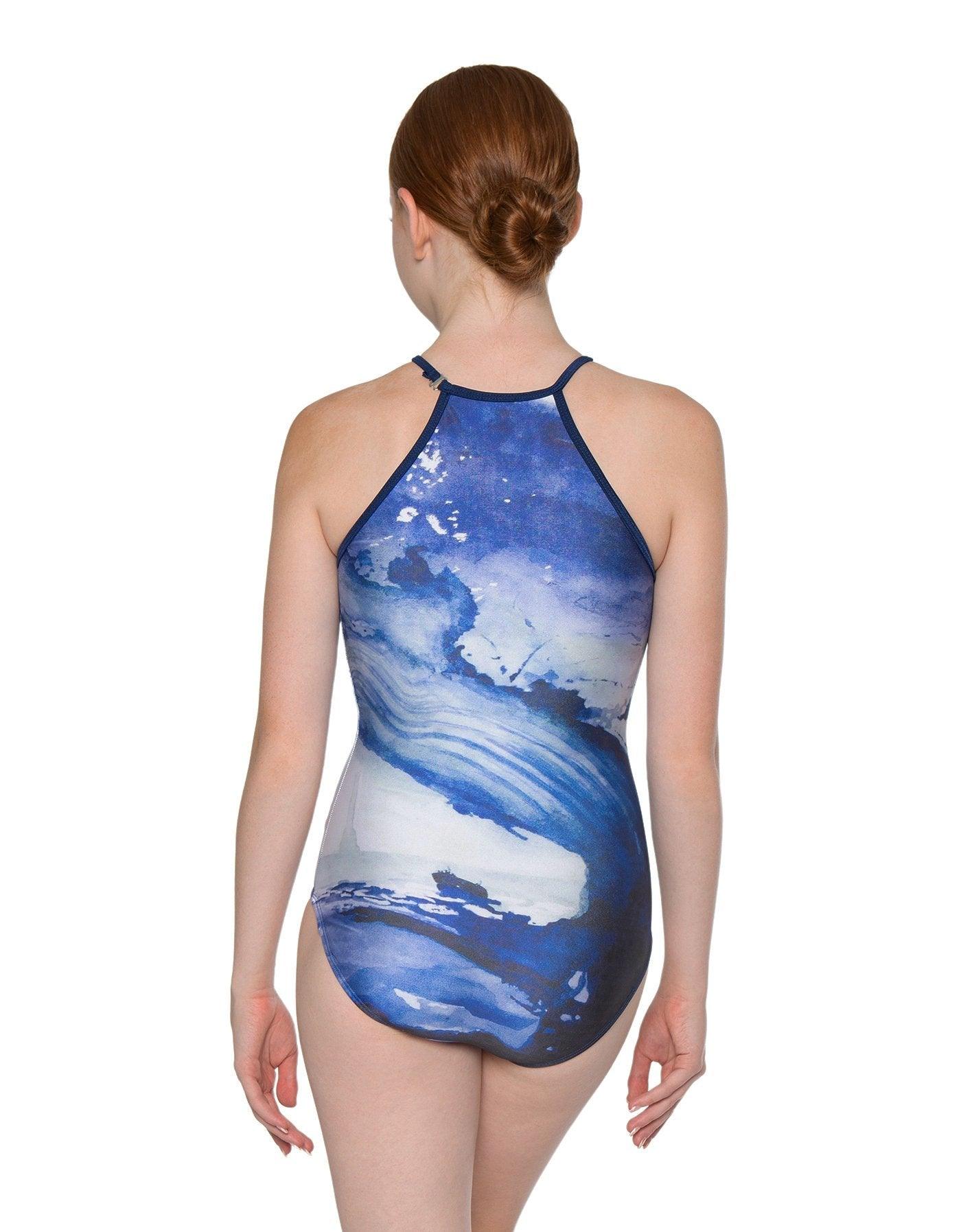 Tidal Wave Halter Leotard - Hamilton Theatrical