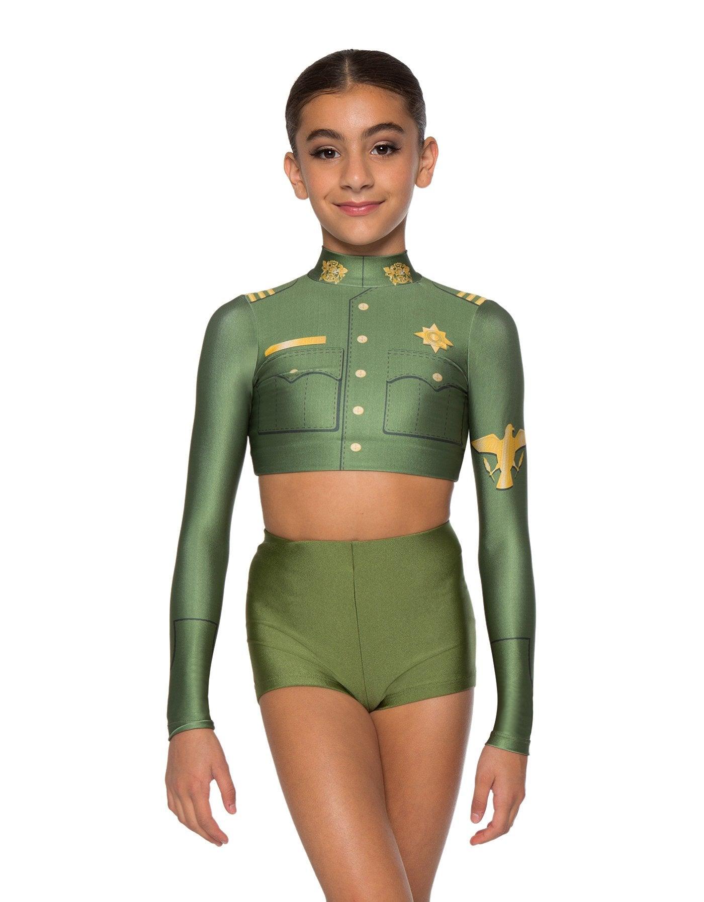 Military LS Crop Top - Hamilton Theatrical