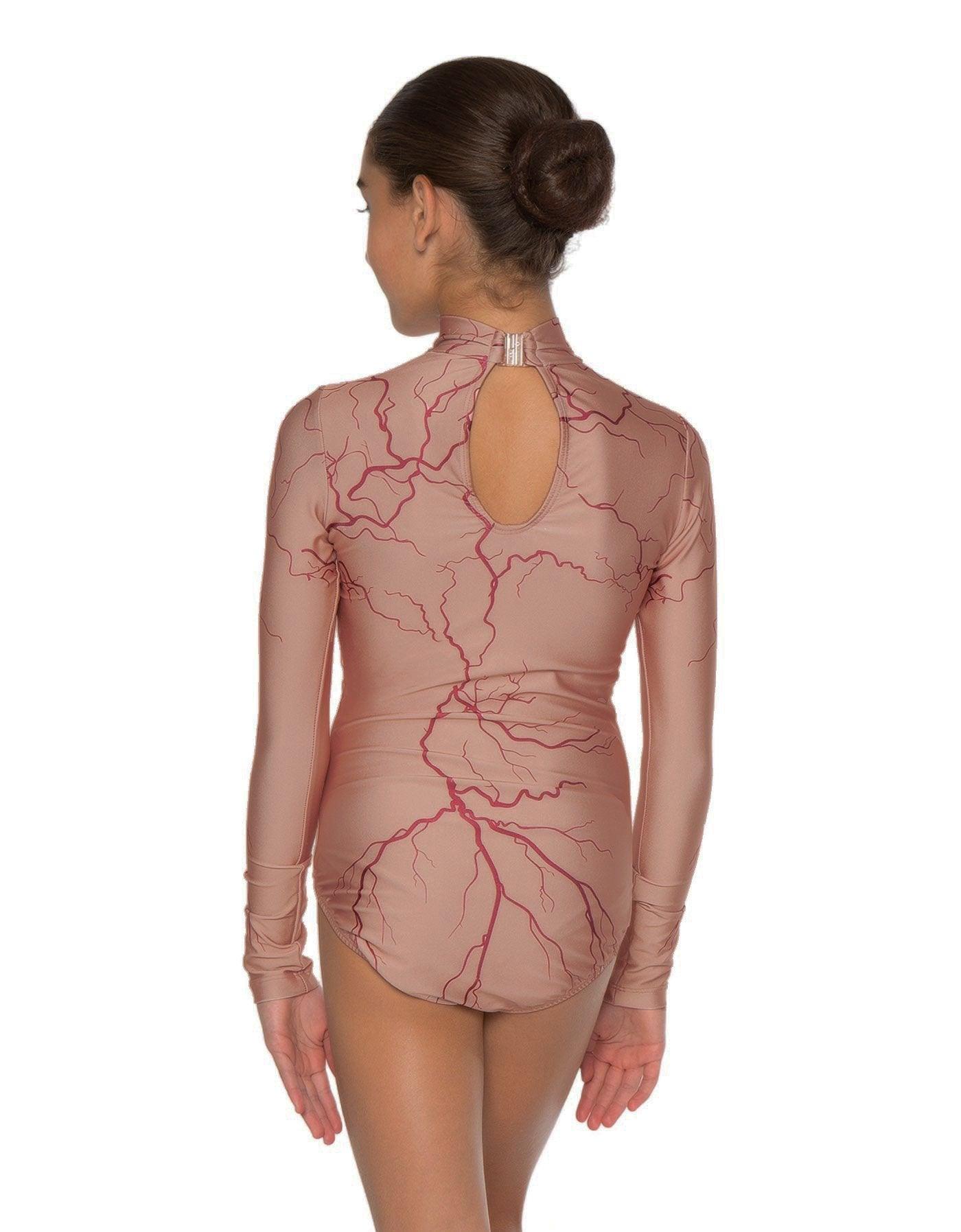 Veins Nude Long Sleeve Leotard - Hamilton Theatrical