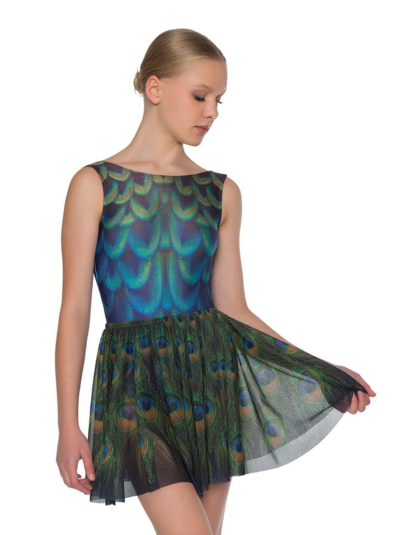 Pavo Printed Circle Skirt - Hamilton Theatrical