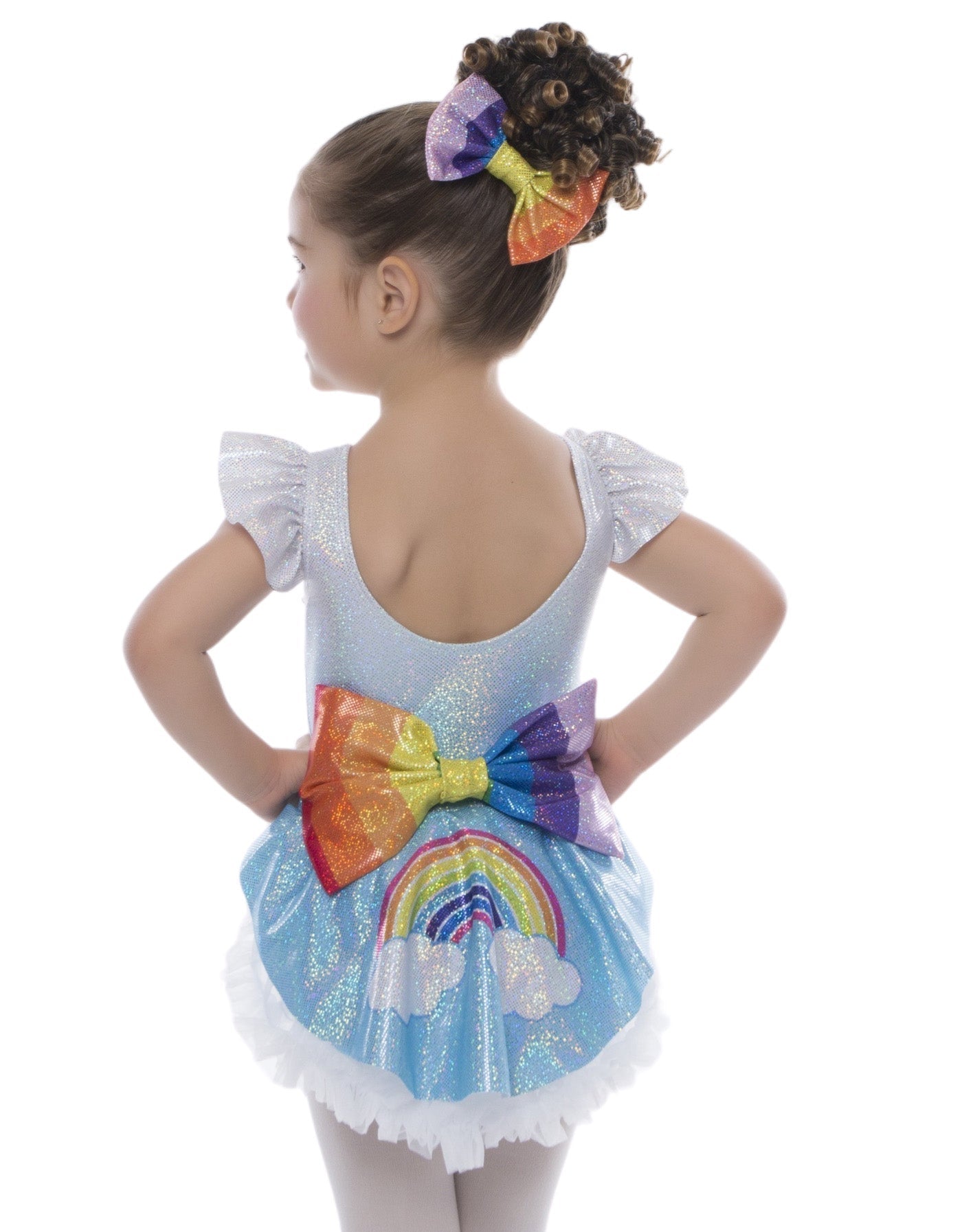 Riding A Rainbow Ombre Pettibustle with Top Skirt