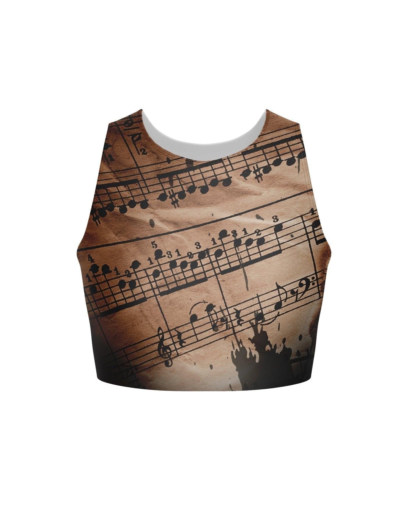 Music Crop Top - Hamilton Theatrical