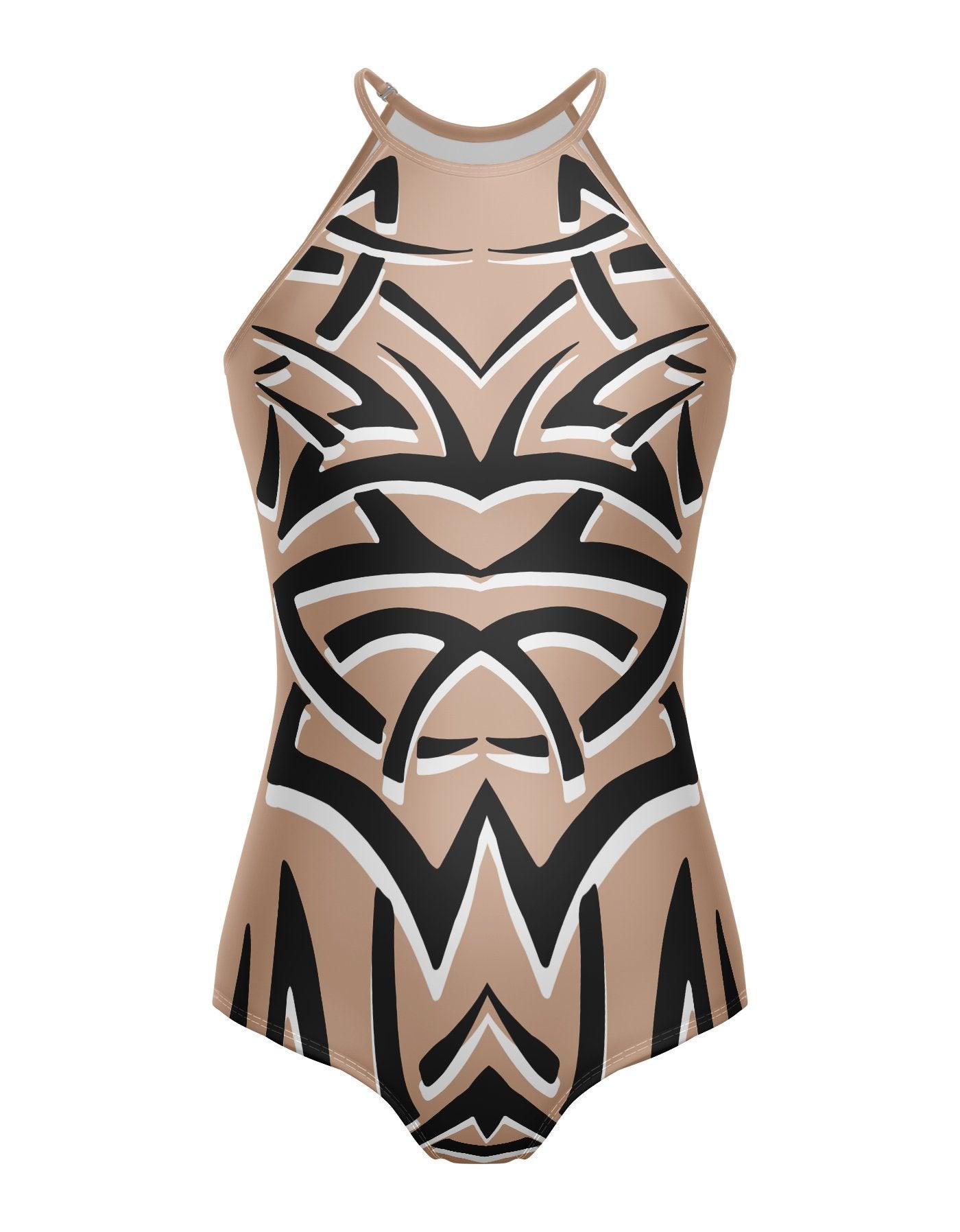 Tribal Halter Leotard - Hamilton Theatrical