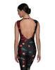 Red Dragon Sleeveless Open Back Unitard - Hamilton Theatrical