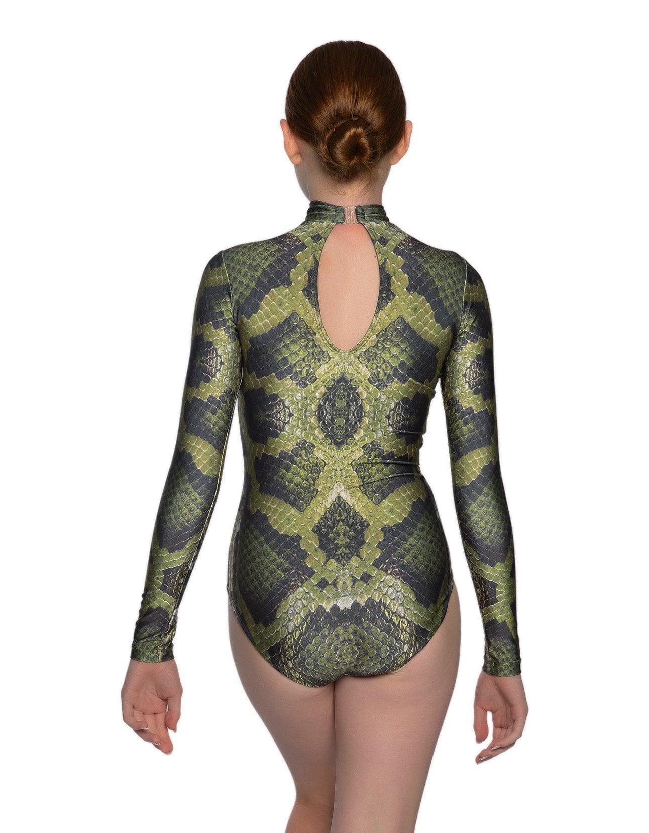 Snake Long Sleeve Leotard - Hamilton Theatrical