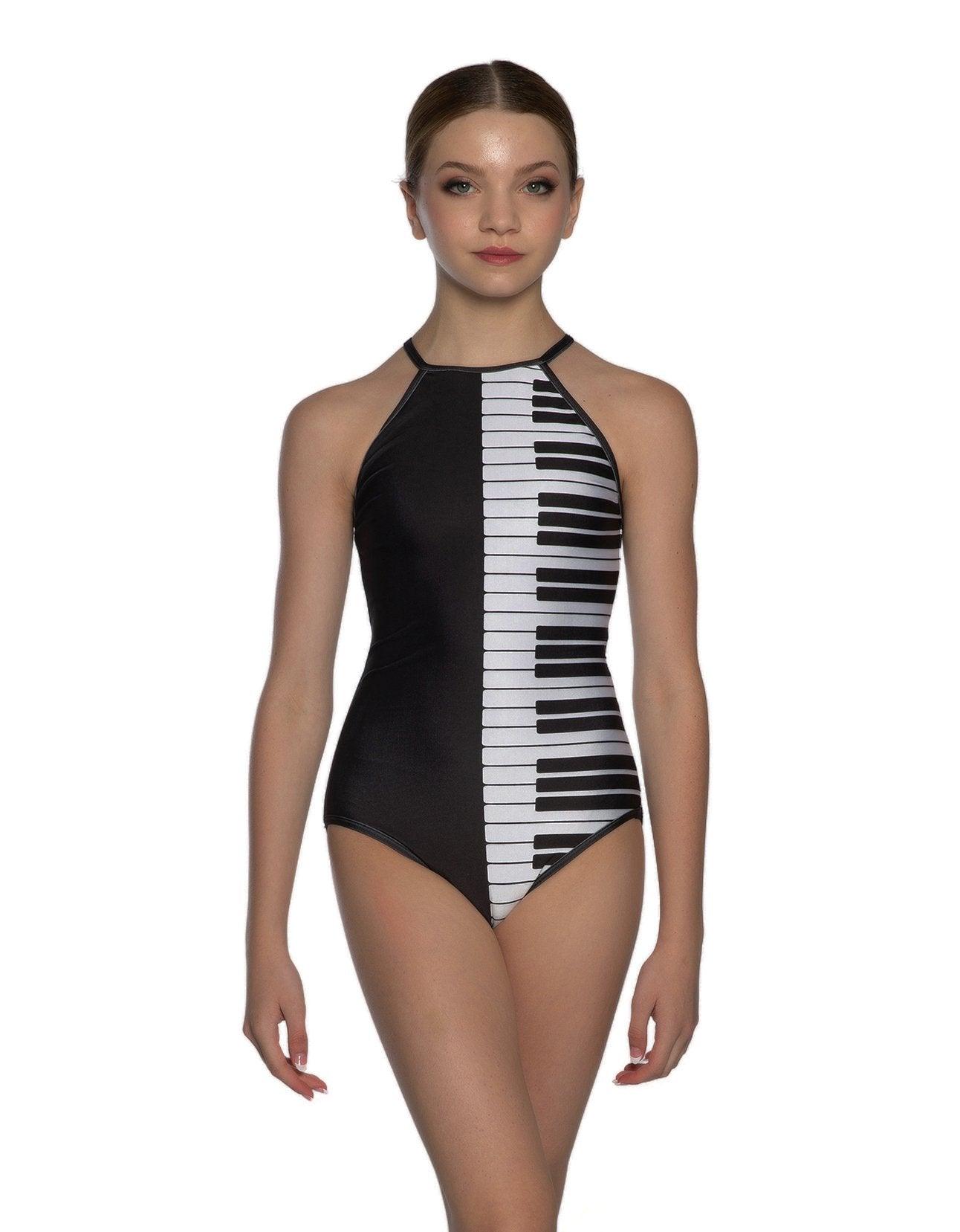 Piano Man Halter Leotard - Hamilton Theatrical