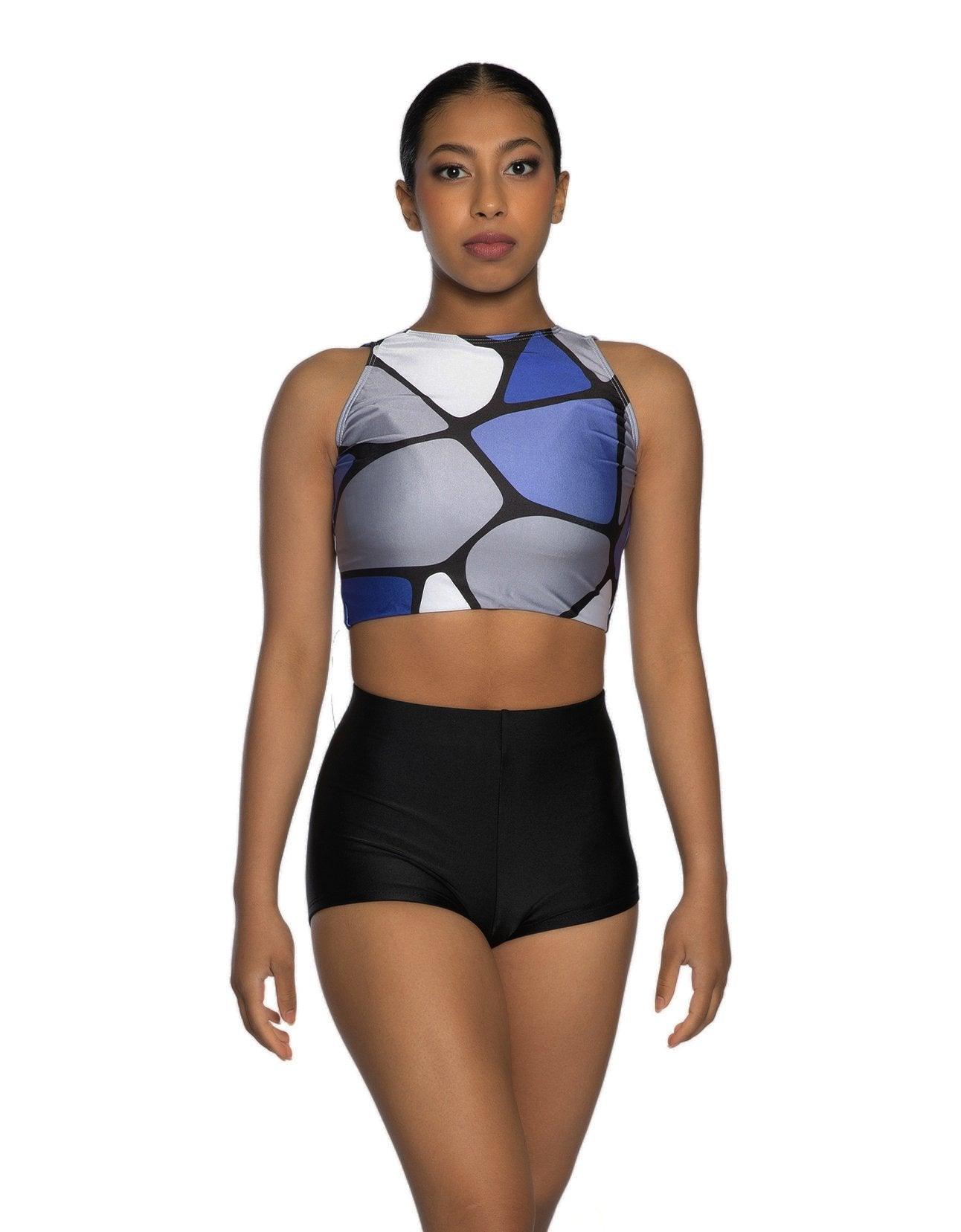 Mondrian Sleeveless Crop Top - Hamilton Theatrical