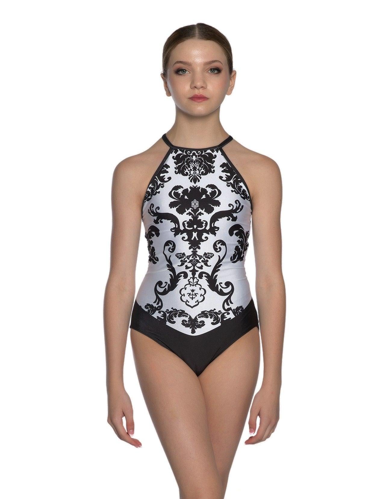 Brocade Halter Leotard - Hamilton Theatrical