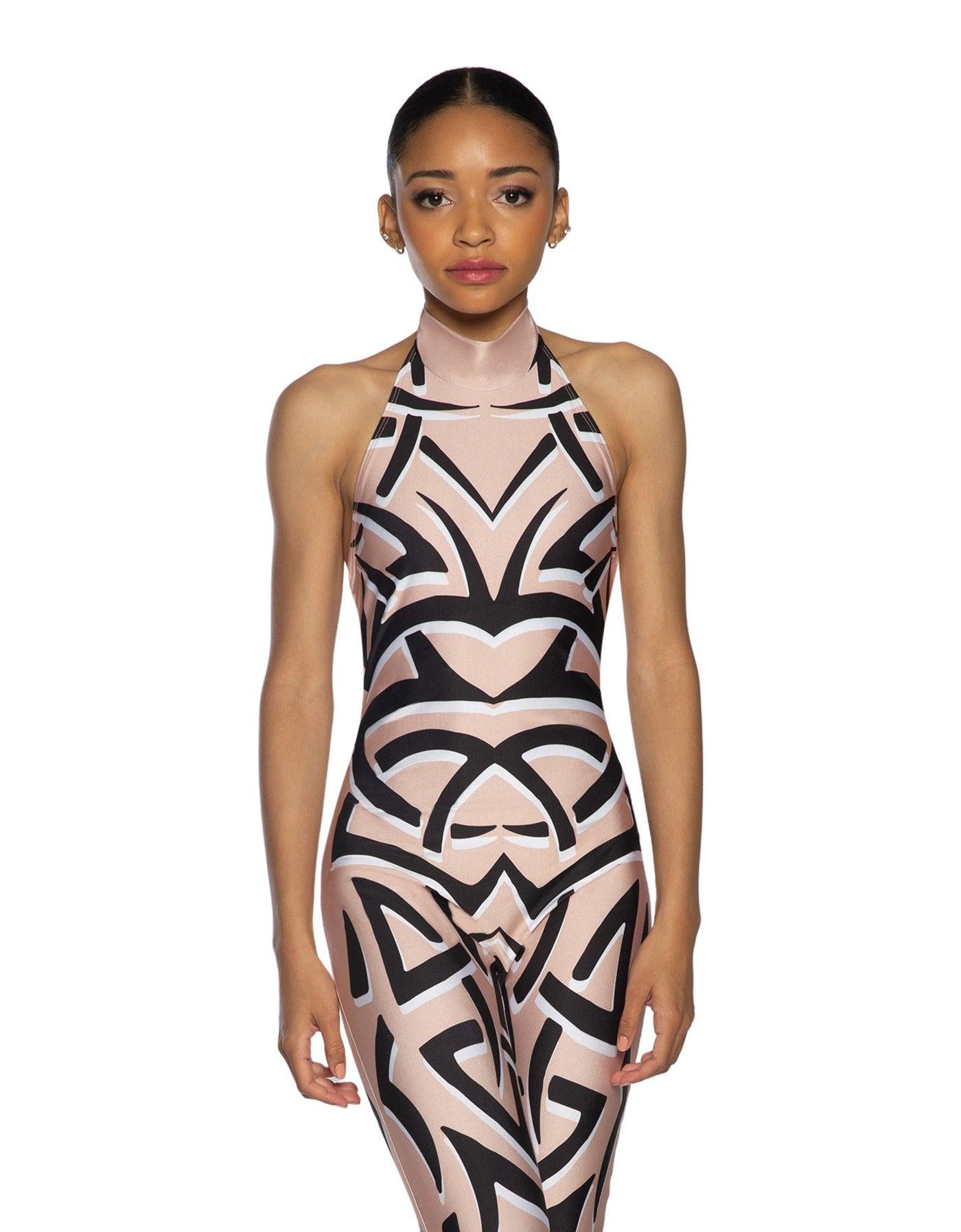 Tribal Halter Unitard - Hamilton Theatrical