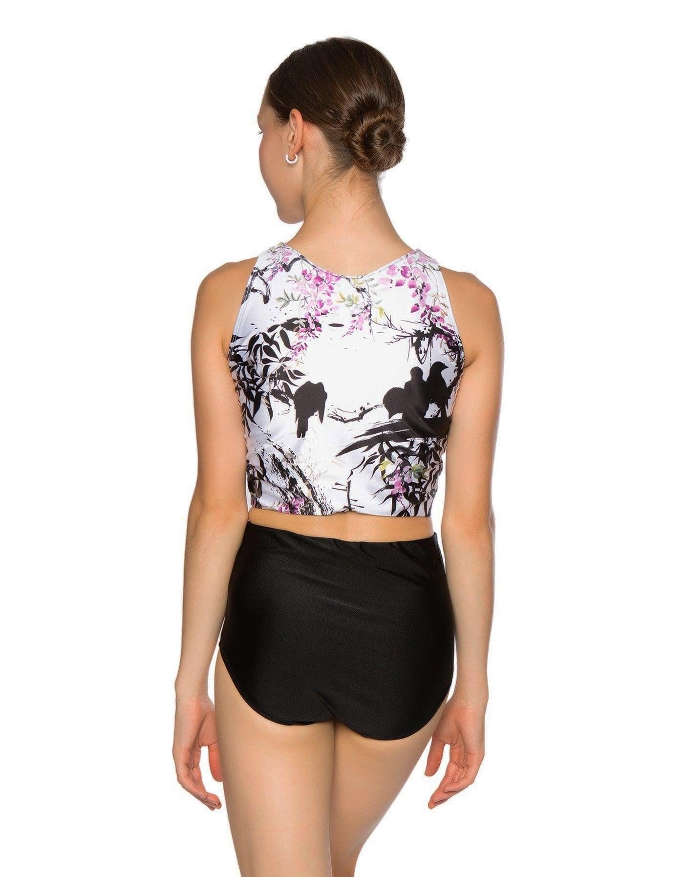 Brush Stroke Sleeveless Crop Top - Hamilton Theatrical