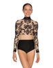 Brocade Nude LS Crop Top - Hamilton Theatrical