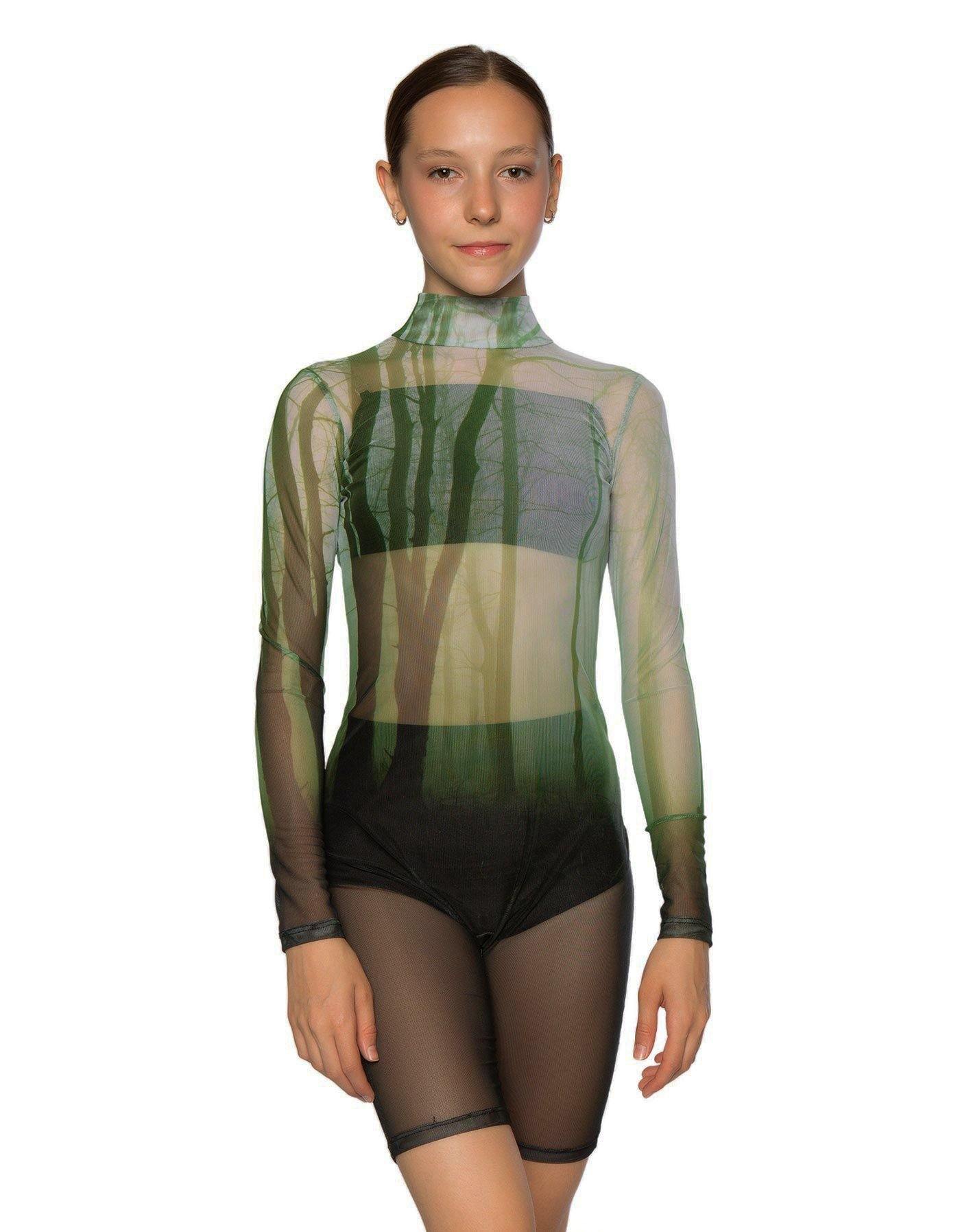 Lost LS Tneck Open Back Bike Short Biketard - Hamilton Theatrical
