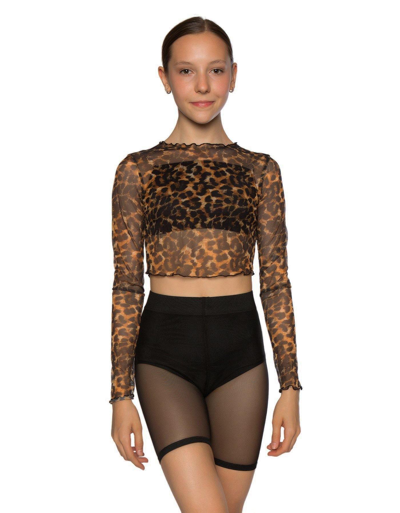 Fierce LS Mesh Crop Top - Hamilton Theatrical