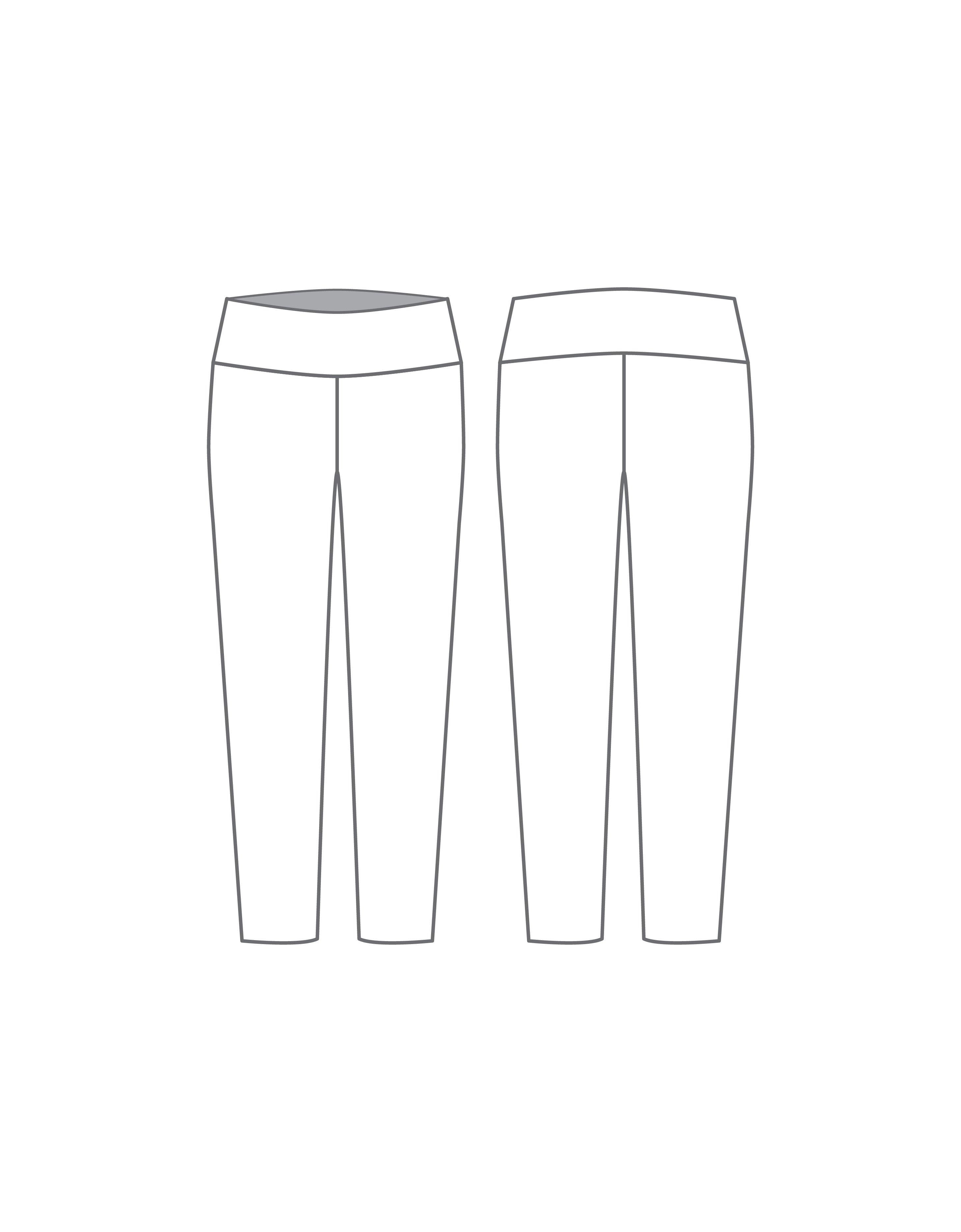 White Marble Capri Pants - Hamilton Theatrical