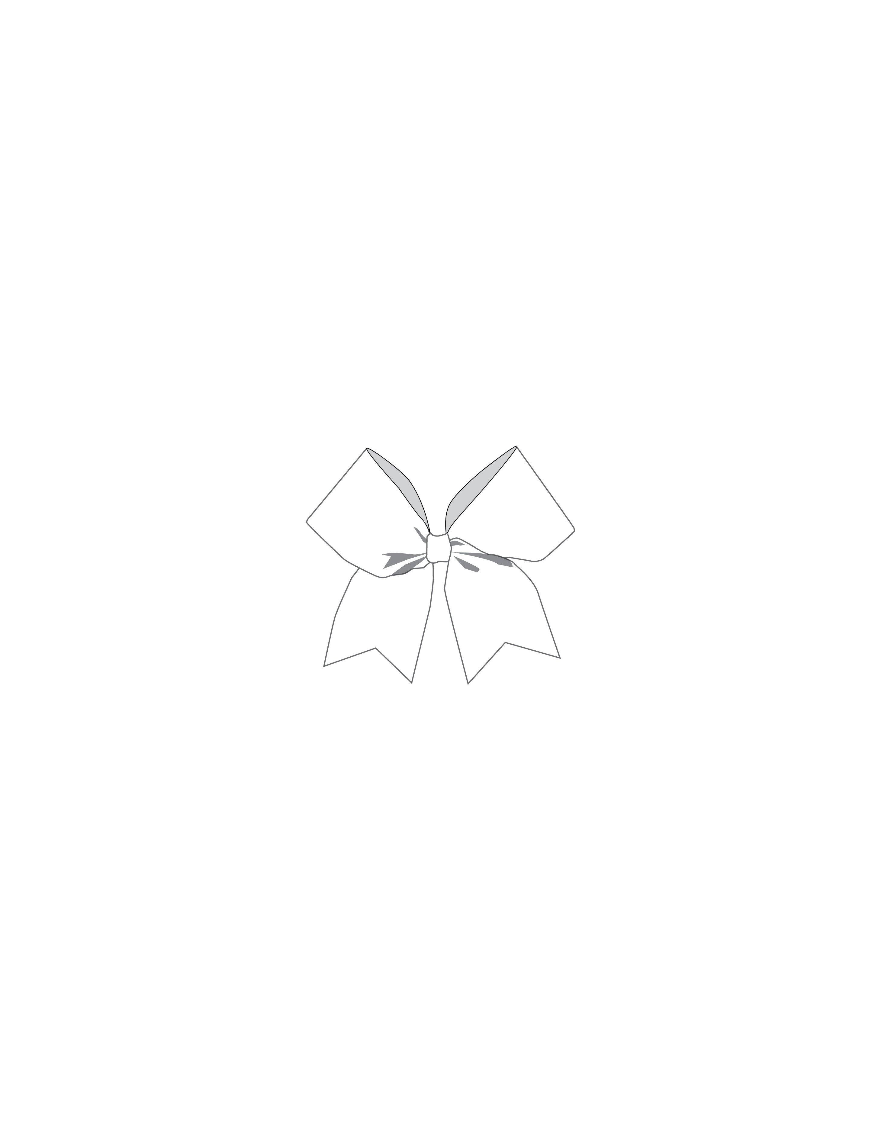 Triangular Cheer Bow - Hamilton Theatrical